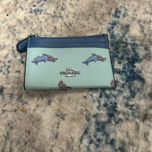 Coach key chain wallet